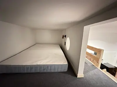 Ein Bett oder Betten in einem Zimmer der Unterkunft Cityflair Apartments Rummelsburg