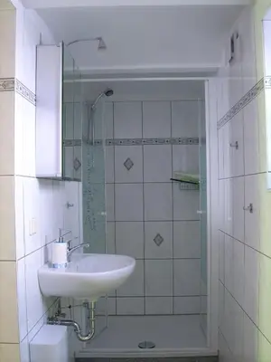 Ein Badezimmer in der Unterkunft Ferienwohnung 