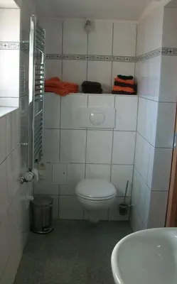 Ein Badezimmer in der Unterkunft Ferienwohnung 