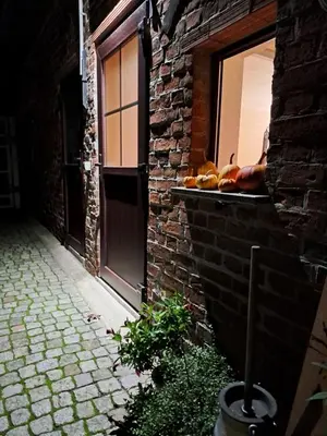Ein Garten an der Unterkunft Ferienwohnung 