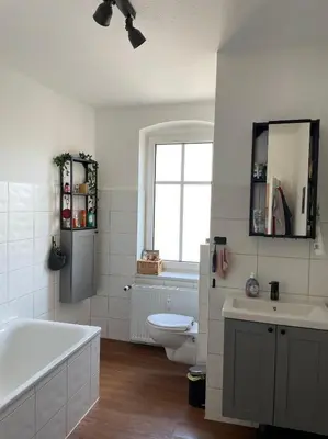 Ein Badezimmer in der Unterkunft Großzügige Altstadt-Ferienwohnung 