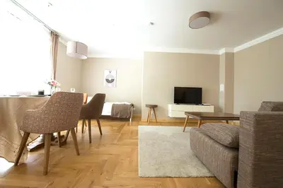 TV/Unterhaltungsangebot in der Unterkunft Lux Central Apartment