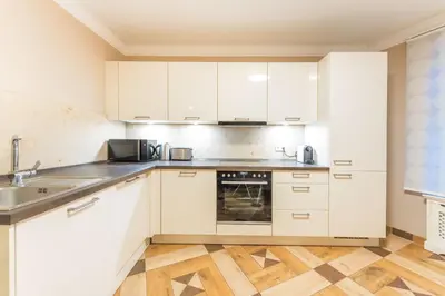 Küche/Küchenzeile in der Unterkunft Lux Central Apartment