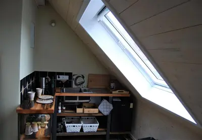 Küche/Küchenzeile in der Unterkunft Ferien am Roten Haus