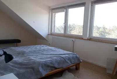Ein Bett oder Betten in einem Zimmer der Unterkunft Ferienwohnung Bergschäferei