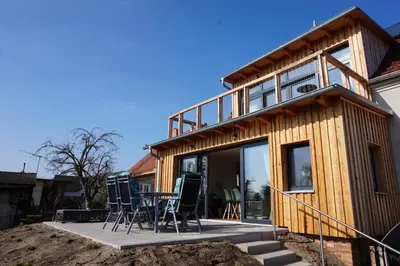 Das Gebäude in dem sich die Ferienwohnung befindet