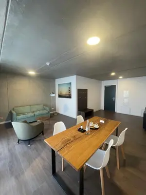 Ein Sitzbereich in der Unterkunft DX Apartments