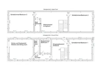 Grundriss der Unterkunft Remise an der Rennbahn - 30 Minuten zum Alexanderplatz und doch im Grünen