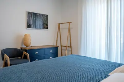 Ein Bett oder Betten in einem Zimmer der Unterkunft Park-Apartment Scharmützelsee Wohnung 5