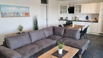 Küche/Küchenzeile in der Unterkunft Park-Apartment Scharmützelsee Wohnung 7
