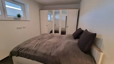 Ein Bett oder Betten in einem Zimmer der Unterkunft Park-Apartment Scharmützelsee Wohnung 7