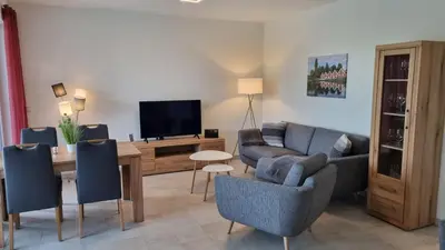 TV/Unterhaltungsangebot in der Unterkunft Park-Apartment Scharmützelsee Wohnung 9