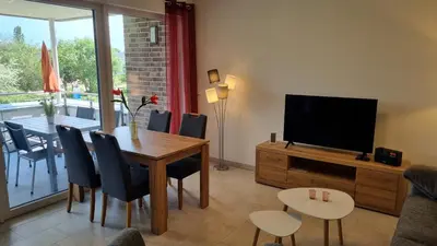 TV/Unterhaltungsangebot in der Unterkunft Park-Apartment Scharmützelsee Wohnung 9