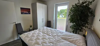 Ein Bett oder Betten in einem Zimmer der Unterkunft Park-Apartment Scharmützelsee Wohnung 10