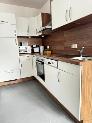 Küche/Küchenzeile in der Unterkunft Haus Gitta - Stilvolle Stadtoase