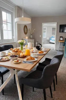 Essen in der Ferienwohnung oder in der Nähe