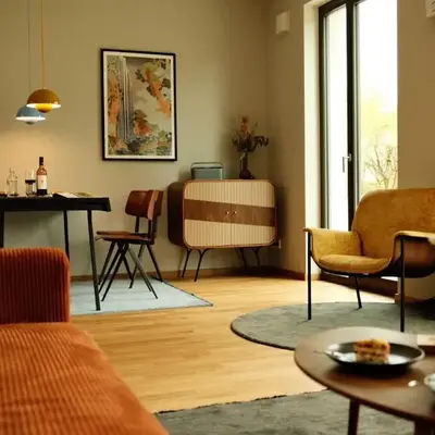 bluestar apartments am Storkower See inkl Badesteg und Gartensauna