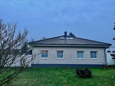Das Gebäude in dem sich die Ferienwohnung befindet