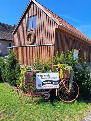 Ein Garten an der Unterkunft Spreewald-Ferienwohnung Reschke/Jahn