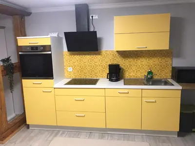 Küche/Küchenzeile in der Unterkunft Spreewald-Ferienwohnung Reschke/Jahn