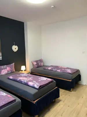 Ein Bett oder Betten in einem Zimmer der Unterkunft Just Berlin