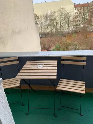Ein Balkon oder eine Terrasse in der Unterkunft Just Berlin