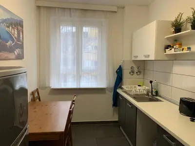 Küche/Küchenzeile in der Unterkunft Just Berlin