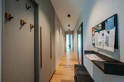 TV/Unterhaltungsangebot in der Unterkunft Marina Apartment Seeblick mit Pool und Sauna