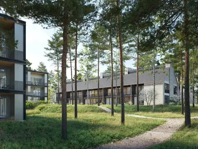 Das Gebäude in dem sich die Ferienwohnung befindet