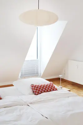 Ein Bett oder Betten in einem Zimmer der Unterkunft reoh I Maisonette am See I Malerischer Ausblick I Beamer I Berlin in 30min