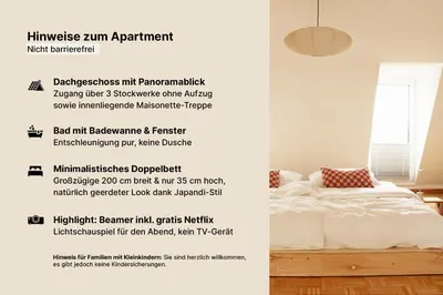 Ein Bett oder Betten in einem Zimmer der Unterkunft reoh I Maisonette am See I Malerischer Ausblick I Beamer I Berlin in 30min