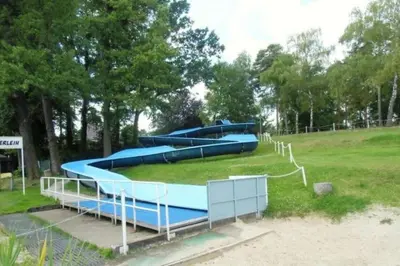 Der Swimmingpool an oder in der Nähe von Ferienbungalow Am Meisengang