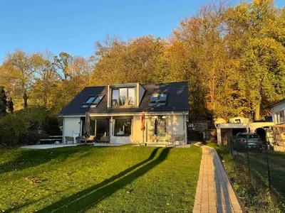 Das Gebäude in dem sich die Ferienwohnung befindet