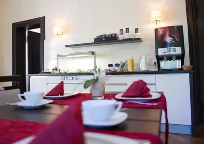 Küche/Küchenzeile in der Unterkunft Villa Ingeborg