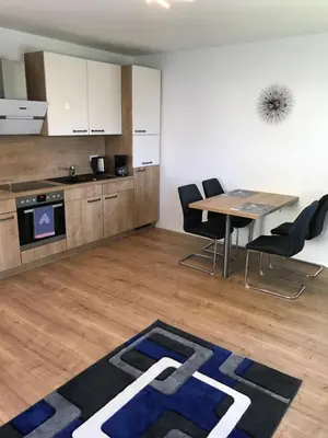 Küche/Küchenzeile in der Unterkunft Schöne neu erbaute Wohnung