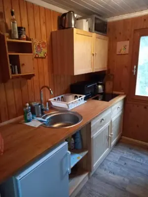 Küche/Küchenzeile in der Unterkunft Ferienhaus im Sonnental
