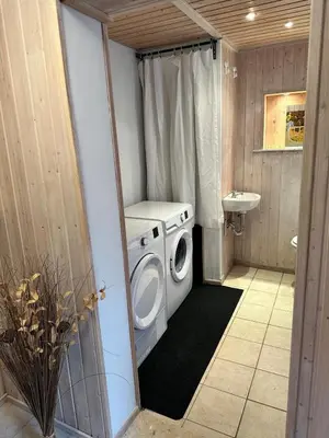 Ein Badezimmer in der Unterkunft Ferienhaus im Sonnental