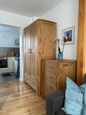 Küche/Küchenzeile in der Unterkunft Altstadt-Apartment Kirchblick