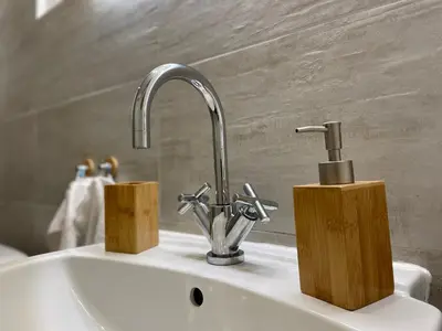 Ein Badezimmer in der Unterkunft Bamboo Berlin