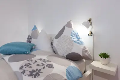 Ein Bett oder Betten in einem Zimmer der Unterkunft Wichertstraße 47