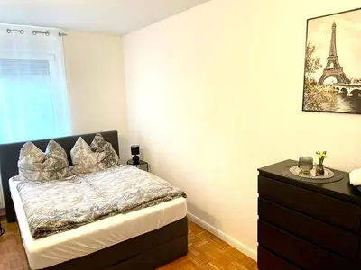 Ein Bett oder Betten in einem Zimmer der Unterkunft Havel Homes Apartment mit 3 SZ und MagentaTV