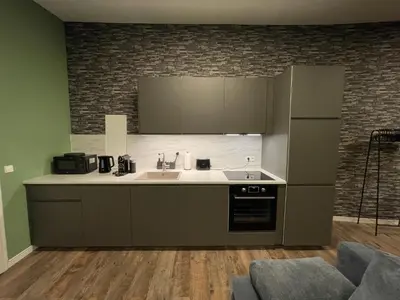 Küche/Küchenzeile in der Unterkunft Berlin Loft nähe Olympiastadion