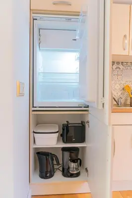 Küche/Küchenzeile in der Unterkunft Sabina Ferienhaus