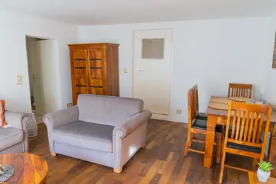 Ein Sitzbereich in der Unterkunft Sabina Ferienhaus
