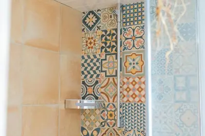 Ein Badezimmer in der Unterkunft Sabina Ferienhaus