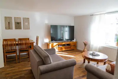 TV/Unterhaltungsangebot in der Unterkunft Sabina Ferienhaus