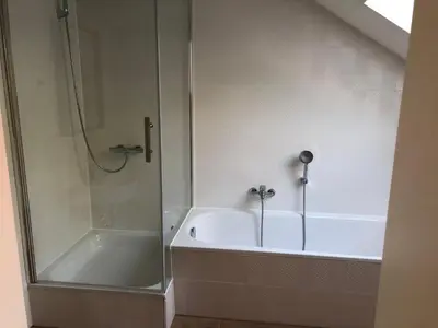 Ein Badezimmer in der Unterkunft Zur Mühle