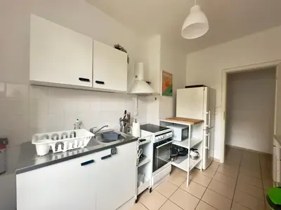 Küche/Küchenzeile in der Unterkunft Spacious 70sqm Apartment Sleeps 6 Free Parking