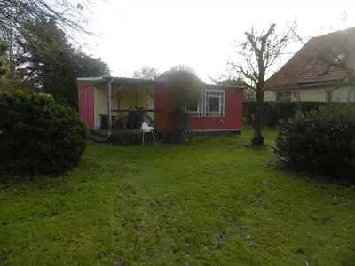 Ein Garten an der Unterkunft Ferienbungalow Am Birkenwäldchen