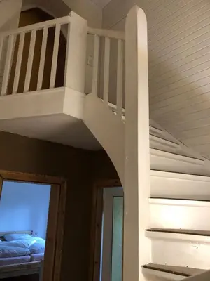 Ein Bett oder Betten in einem Zimmer der Unterkunft Wohnung in Wald- und Seenähe